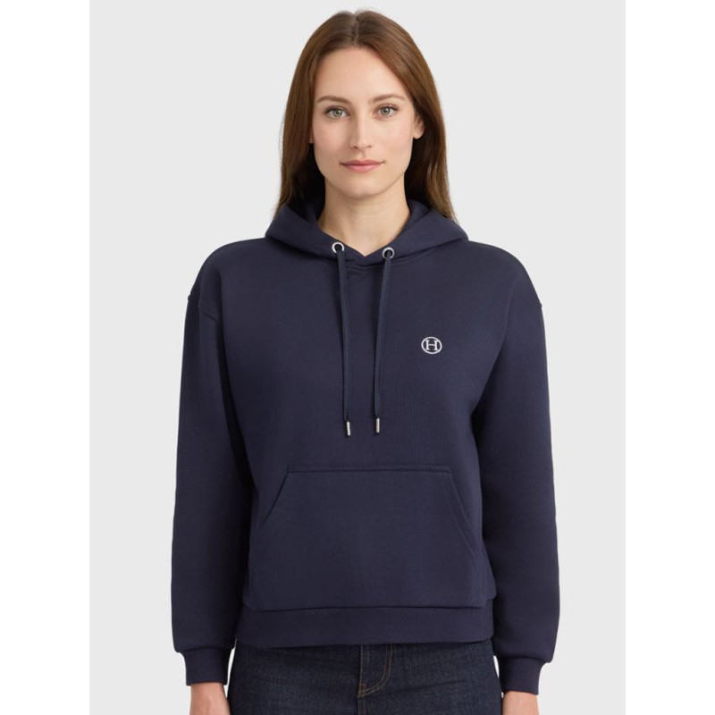 Sweat à capuche Coeur Octorbre Rose Harcour