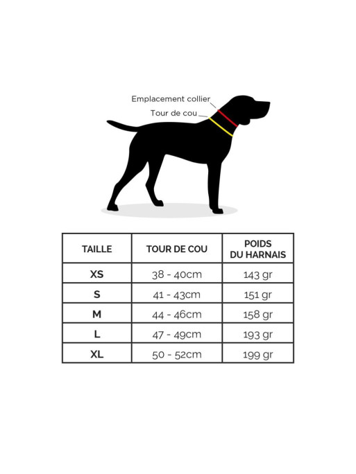 Harnais Canicross X-Back One I-Dog OrangeHarnais Canicross X-Back One I-Dog Orange