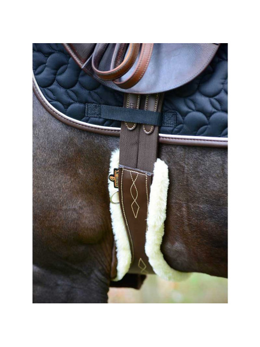 Sangle anatomique cuir et mouton Kentucky