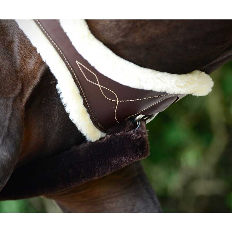 Sangle anatomique cuir et mouton Kentucky