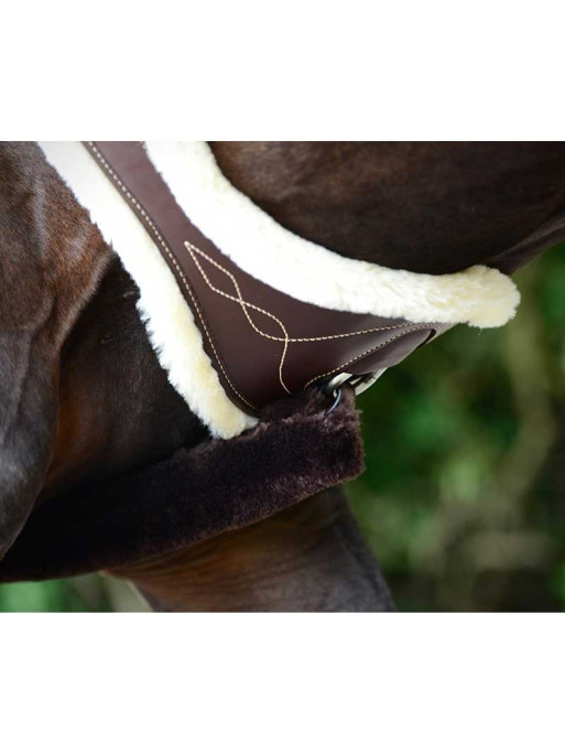 Sangle anatomique cuir et mouton Kentucky