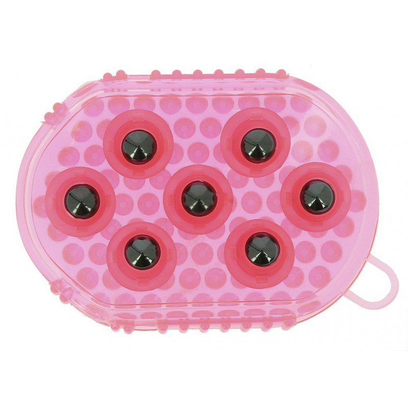 Gant double face étrille et massage