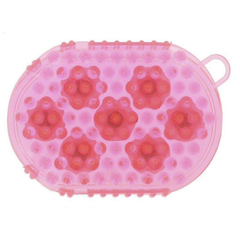 Gant double face étrille et massage