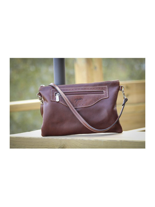 Pochette en cuir Emma Pénélope