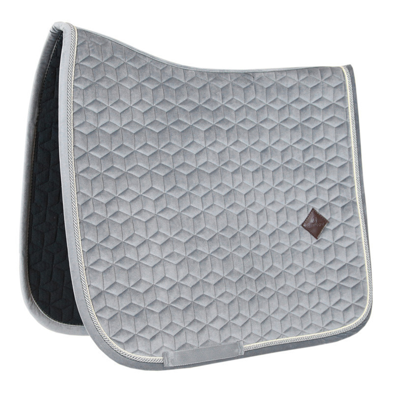 Tapis de selle Basic Velvet Dressage bleu marine Kentucky