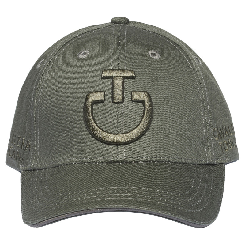 Casquette Logo Coton Cavalleria Toscana bleu marine