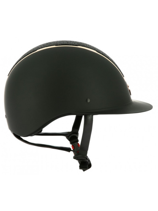 Casque Glint Mat noir Equithème Casque Glint Mat noir Equithème