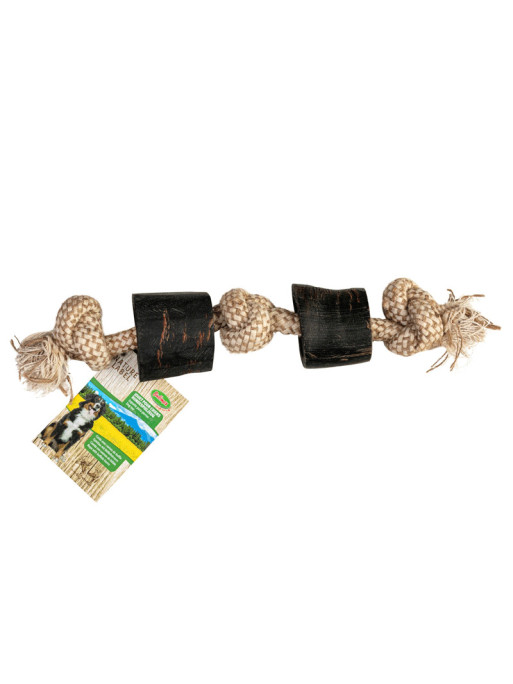 Jouet corde avec corne pour chien Bubimex Jouet corde avec corne pour chien Bubimex