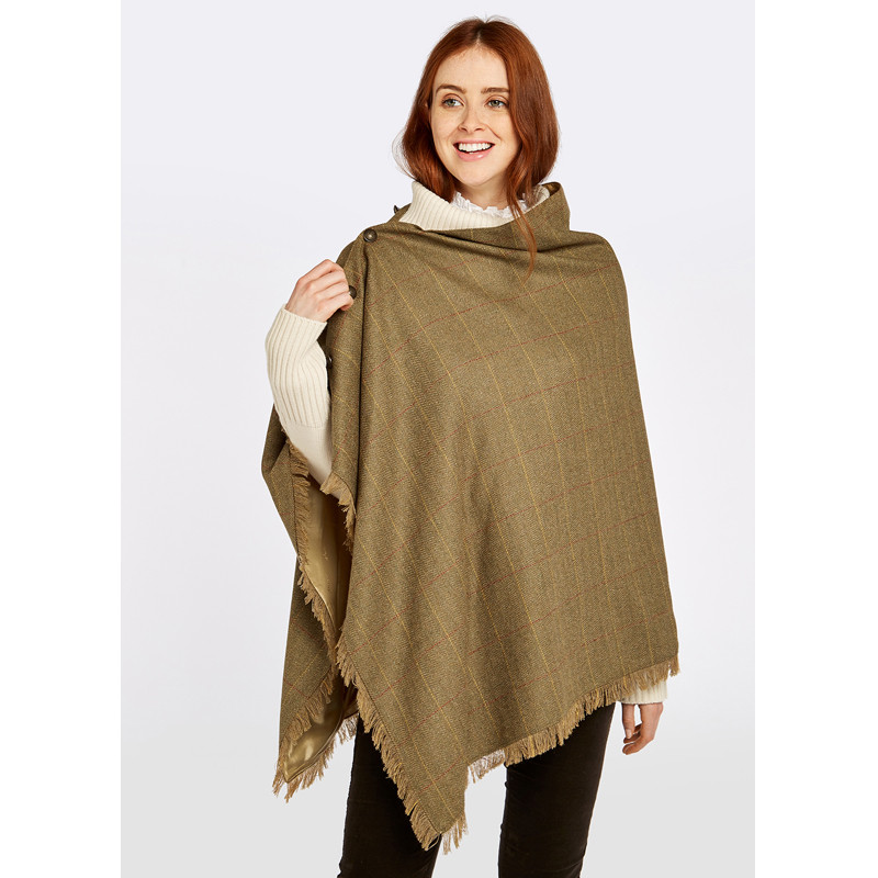 Poncho en tweed Hazelwood Dubarry