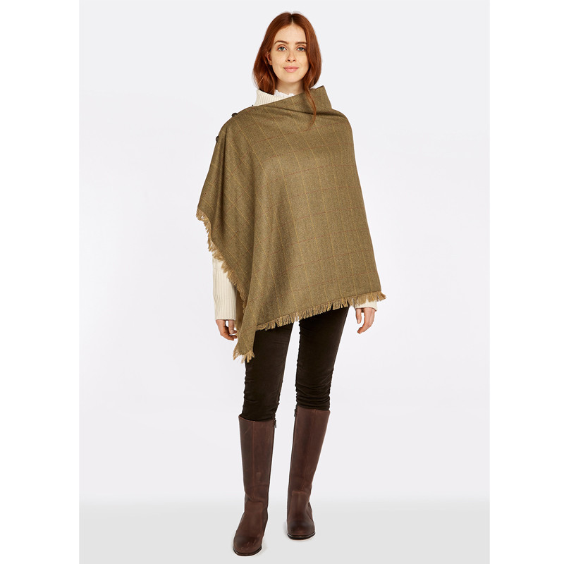 Poncho en tweed Hazelwood Dubarry
