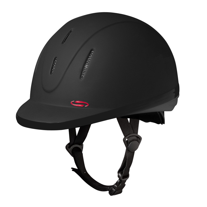Casque D’équitation Mangen – Coque ABS, Doublure EPS, Mentonnière Réglable – Certification CE