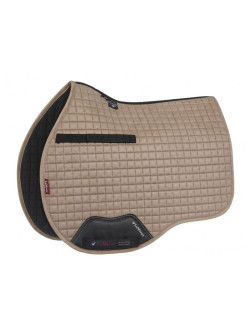 Tapis De Selle LeMieux Prosport Suede GP, Carré En Daim Avec Doublure En Bambou, Protection De Sangle, Pour Chevaux Et Sellos Généraux