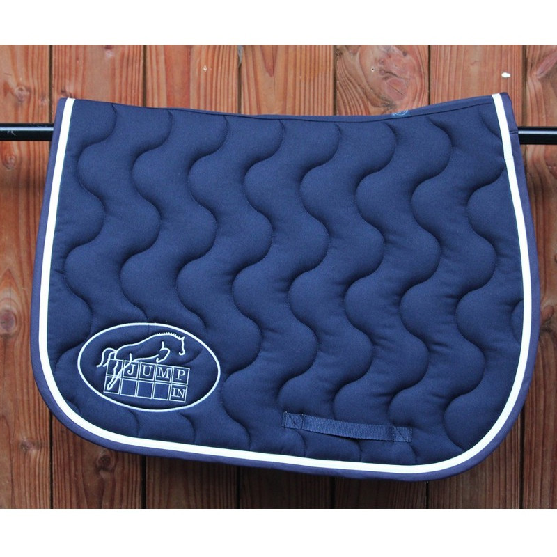 Tapis Jumpad Ecusson Jump'In Marine et blanc 2