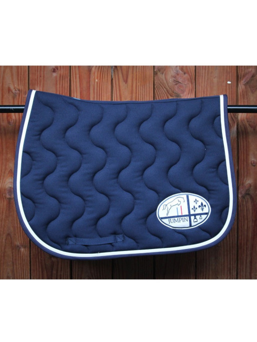 Tapis Jumpad Ecusson Jump'In Marine et blanc 1
