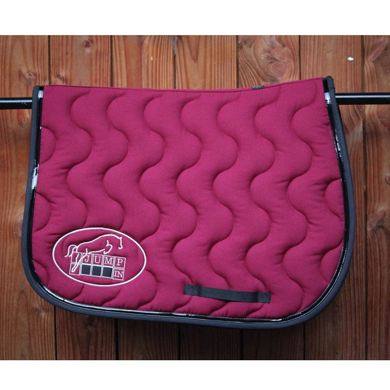 Tapis Jumpad Ecusson Jump'In Bordeaux et noir 2