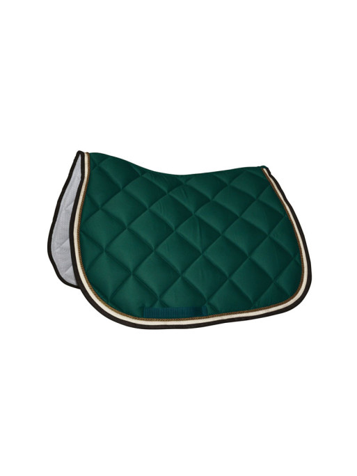 Tapis de selle Del Mar CSO Privilège Equitation vert forêt Tapis de selle Del Mar CSO Privilège Equitation vert forêt