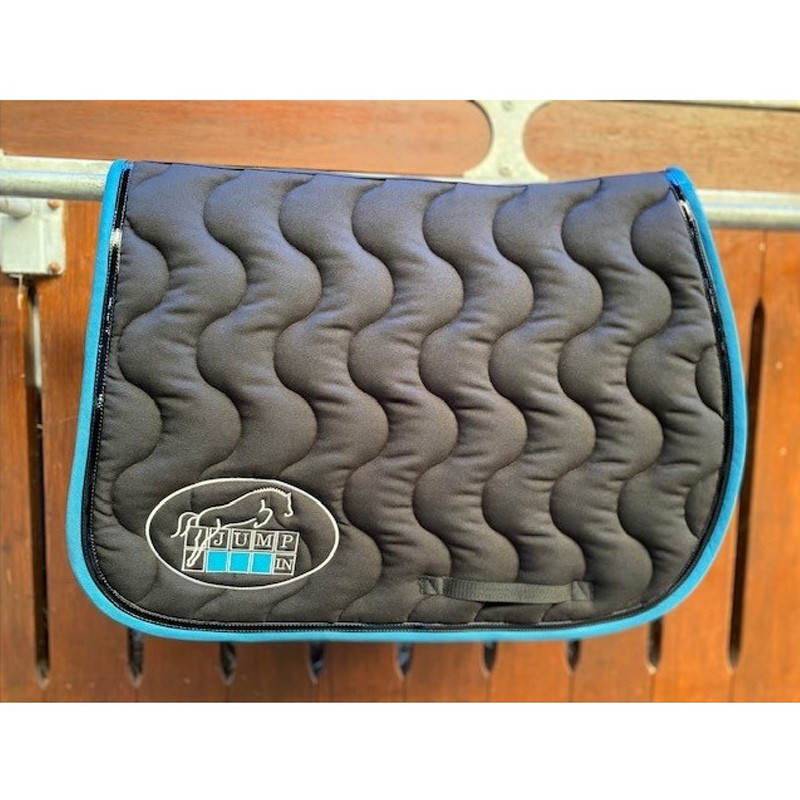 Tapis Jumpad Ecusson Jump'In noir / bleu canard 2
