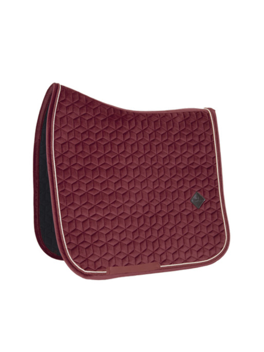Tapis de selle Velvet Dressage Kentucky bordeaux Tapis de selle Velvet Dressage Kentucky bordeaux