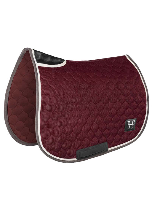 Tapis de selle 2021 Horse Pilot bordeaux 1