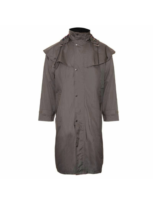 Imperméable d'équitation Highgrove LoverGreen brun avant