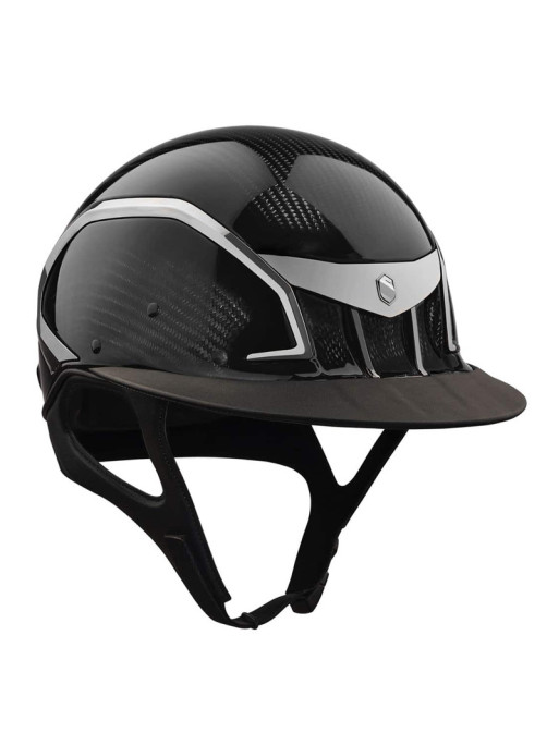 Casque XJ Miss Samshield noir avant Casque XJ Miss Samshield noir avant