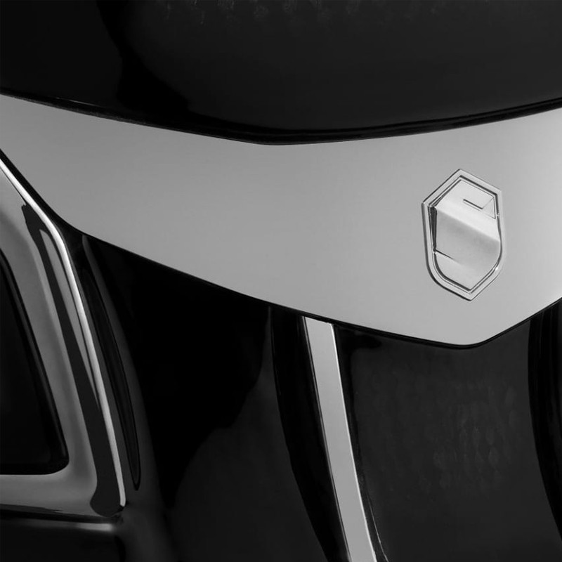 Casque XJ Miss Samshield noir détail