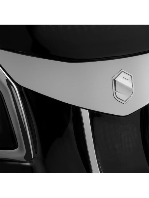 Casque XJ Miss Samshield noir détail Casque XJ Miss Samshield noir détail