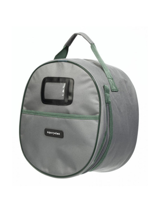 Sac à bombes Equithème vert et gris