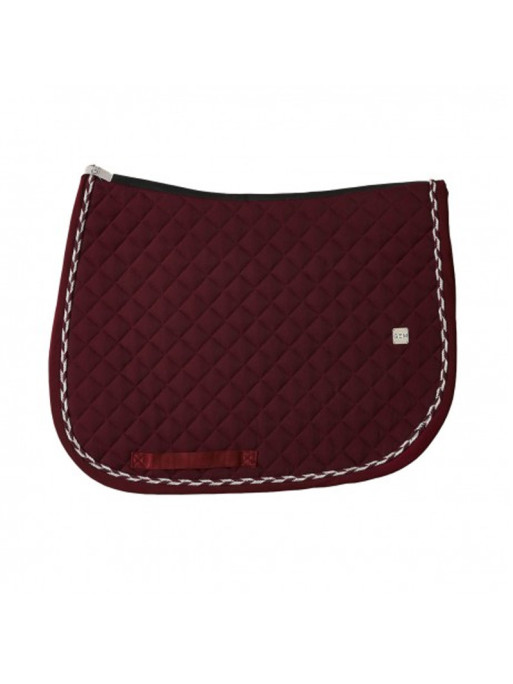 Tapis de selle Oldy Obstacle GEM bordeaux