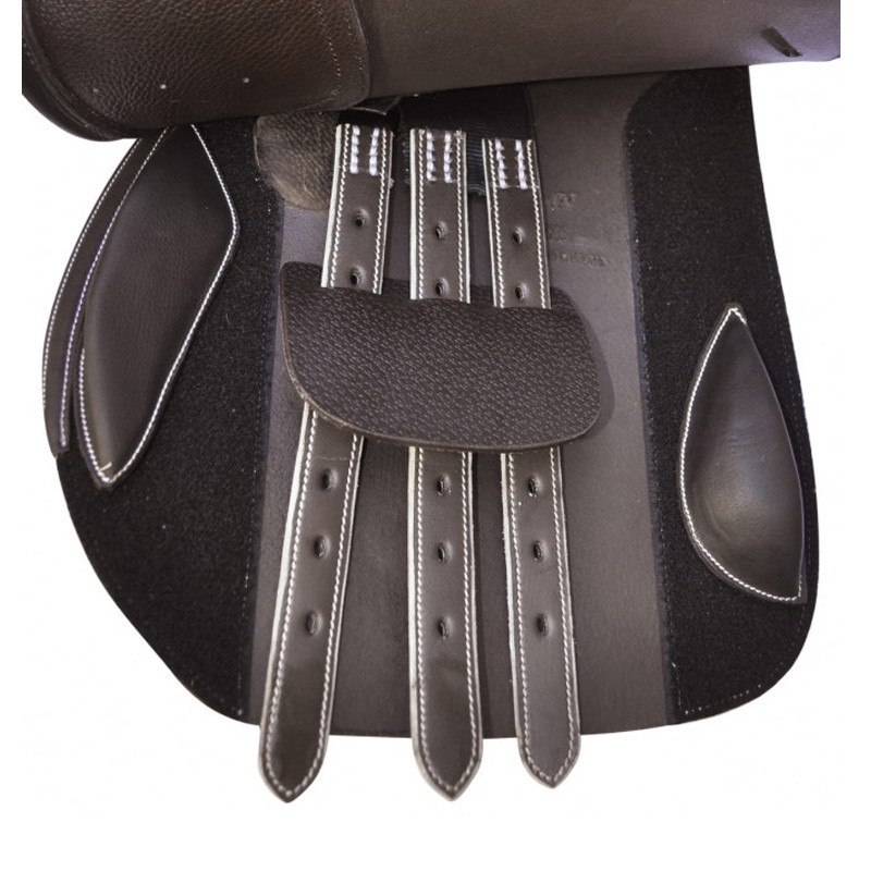 Selle mixte Lyon Privilège marron sangle
