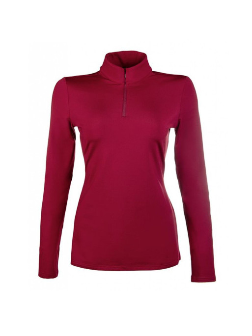 Shirt fonctionnel basic HKM rouge foncé Shirt fonctionnel basic HKM rouge foncé