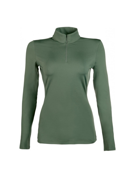 Shirt fonctionnel basic HKM vert