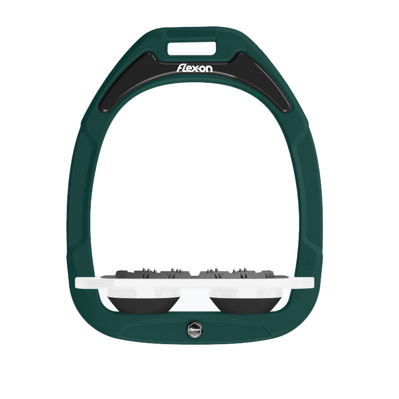 Etriers Green Composite 2 Plat Ultra-Gripp Flex-On cadre vert anglais
