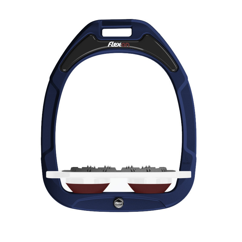 Etriers Green Composite 2 Plat Ultra-Gripp Flex-On cadre bleu marine