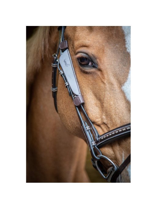 Oeillères Blinkers Pénélope havane 2 Oeillères Blinkers Pénélope havane 2