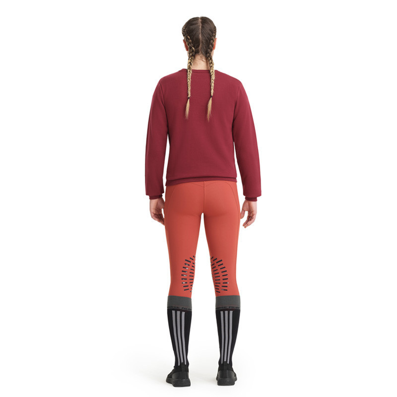 Sweatshirt Team 2022 Femme Horse Pilot bordeaux dos