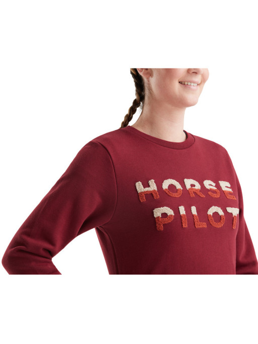 Sweatshirt Team 2022 Femme Horse Pilot bordeaux logo Sweatshirt Team 2022 Femme Horse Pilot bordeaux logo