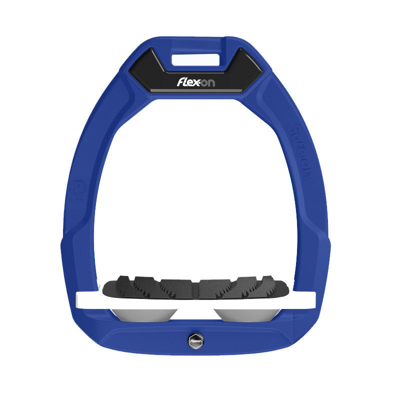 Etriers Safe-On Incliné Gripp Flex-On cadre bleu roi