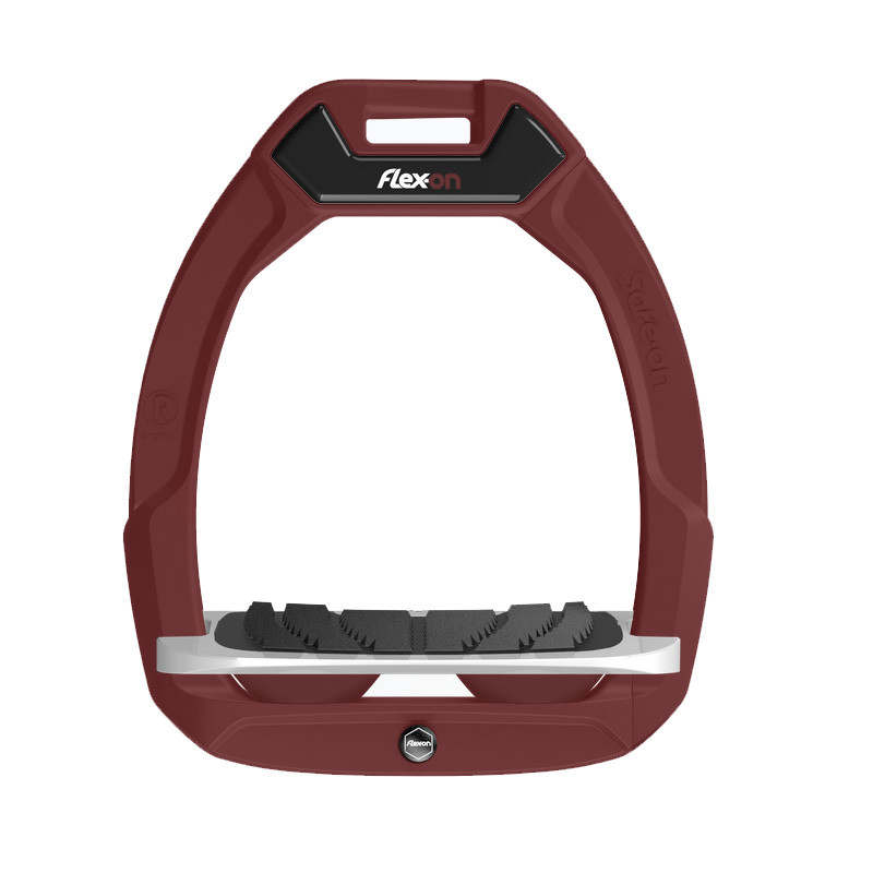 Etriers Safe-On Incliné Gripp Flex-On cadre bordeaux