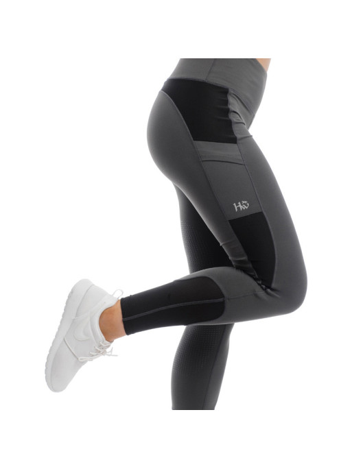 Leggins Riding Tights Silicon Horseware gris Leggins Riding Tights Silicon Horseware gris