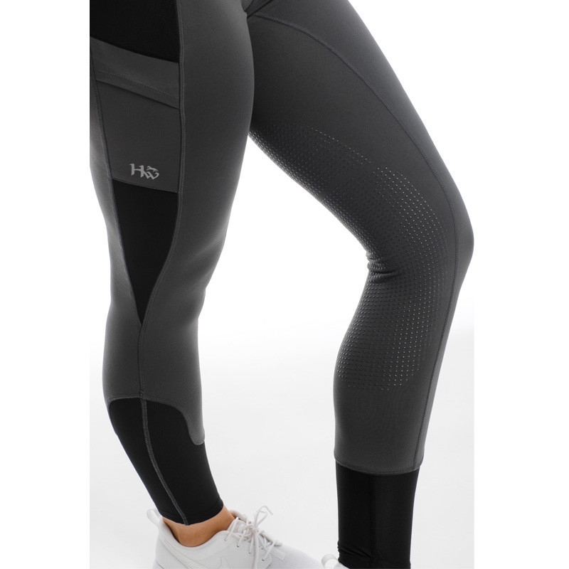 Leggins Riding Tights Silicon Horseware gris 2