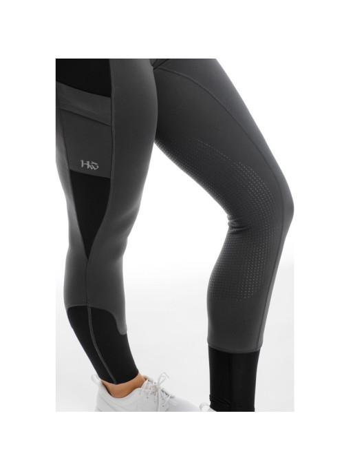 Leggins Riding Tights Silicon Horseware gris 2 Leggins Riding Tights Silicon Horseware gris 2