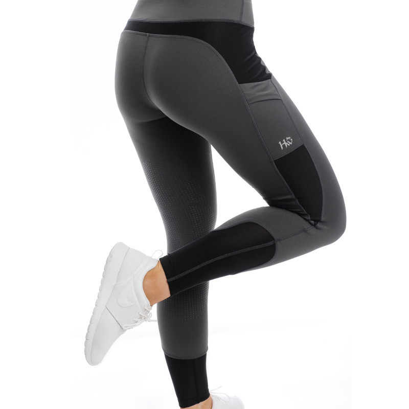 Leggins Riding Tights Silicon Horseware gris 3