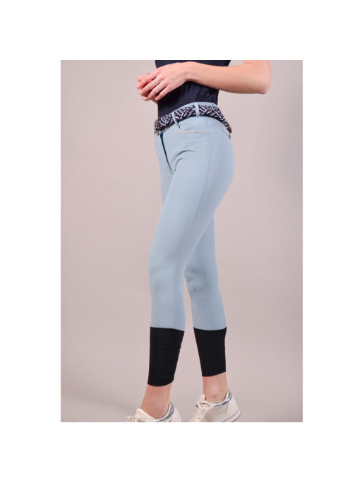 Pantalon Jaltika fix system grip Femme Rider Harcour bleu avant porté Pantalon Jaltika fix system grip Femme Rider Harcour bleu avant porté