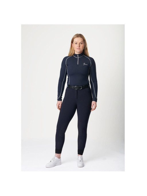 Pantalon dynamique knee grip LeMieux bleu marine 1 Pantalon dynamique knee grip LeMieux bleu marine 1