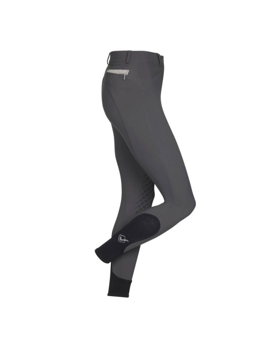Pantalon dynamique knee grip LeMieux gris foncé 2 Pantalon dynamique knee grip LeMieux gris foncé 2