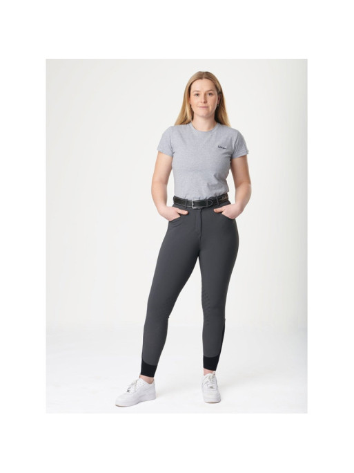 Pantalon dynamique knee grip LeMieux gris foncé 1 Pantalon dynamique knee grip LeMieux gris foncé 1