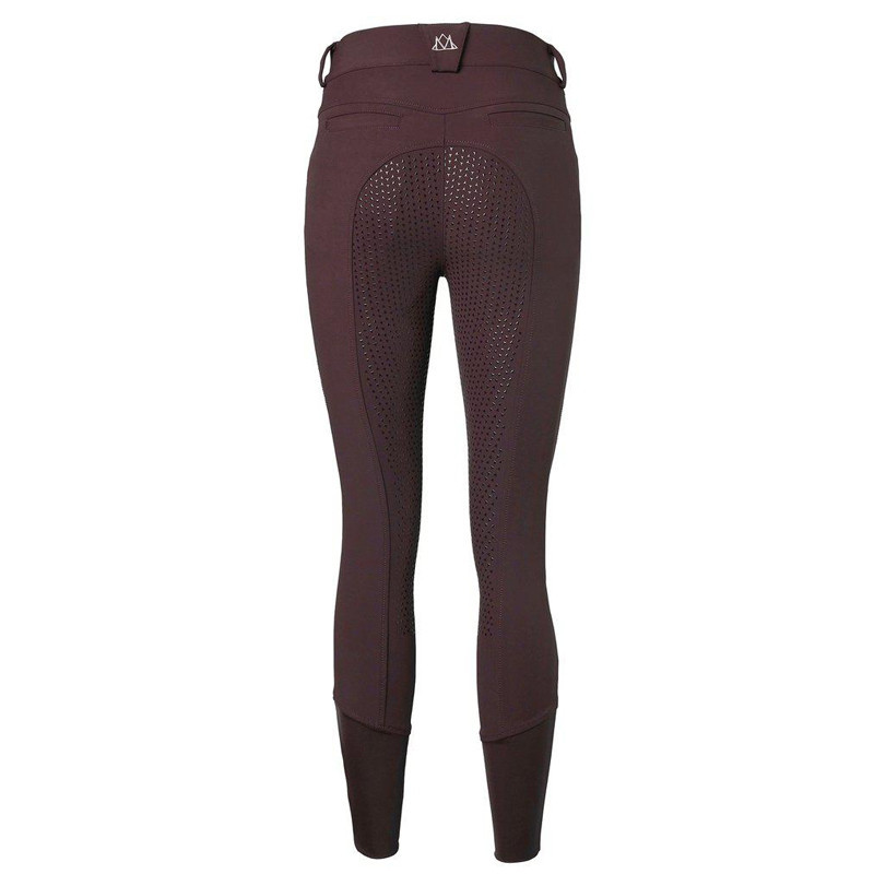Pantalon d'équitation Diana Mountain Horse bordeaux dos