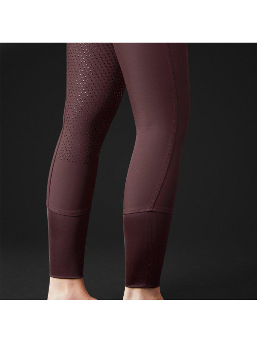 Pantalon d'équitation Diana Mountain Horse bordeaux détails Pantalon d'équitation Diana Mountain Horse bordeaux détails
