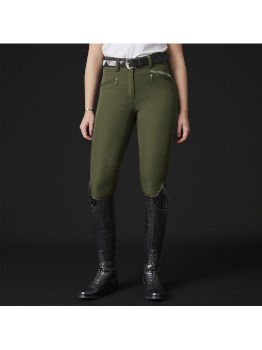 Pantalon d'équitation Diana Mountain Horse kaki ambiance 1